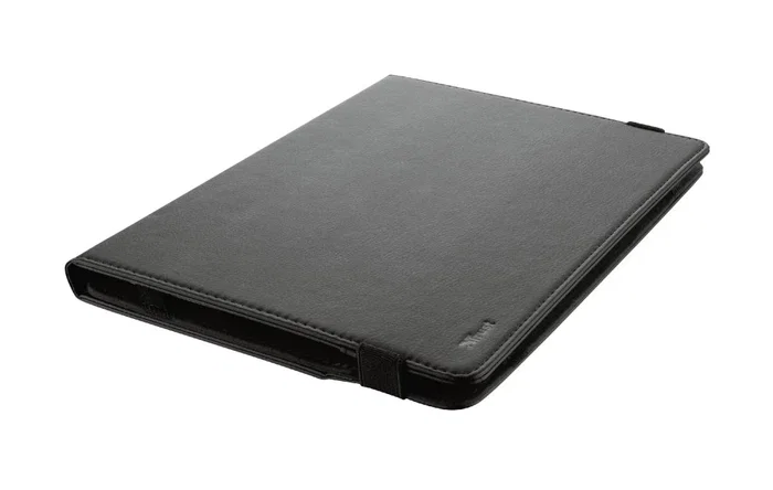 Trust Primo Folio Eco Funda Tableta 10" Negra | Funda Tipo Libro con Soporte, Material PET Reciclado, Universal para Tabletas de hasta 10 Pulgadas
