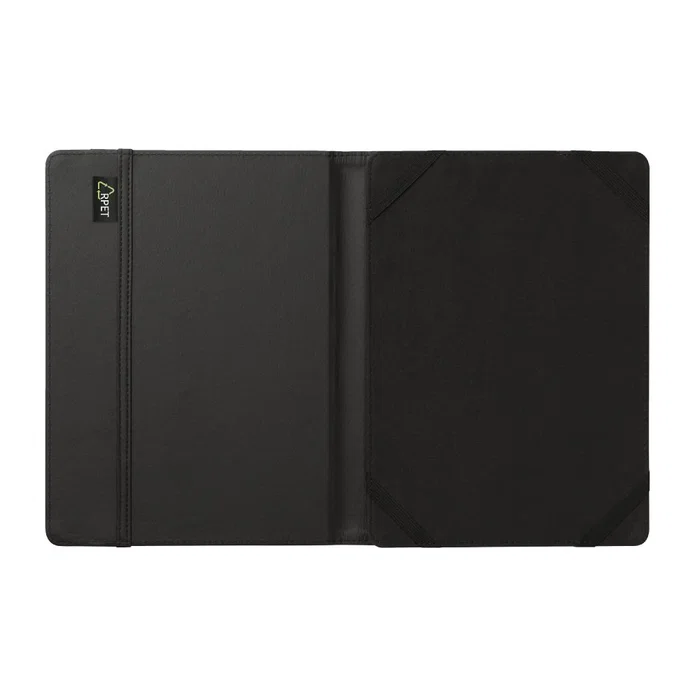 Trust Primo Folio Eco Funda Tableta 10" Negra | Funda Tipo Libro con Soporte, Material PET Reciclado, Universal para Tabletas de hasta 10 Pulgadas