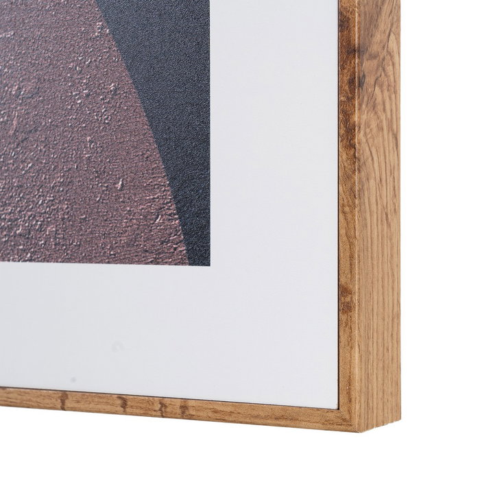 Cuadro Abstracto 2/M Madera Impreso 60 X 3 X 80 cm (Set de 2)