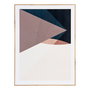 Cuadro Abstracto 2/M Madera Impreso 60 X 3 X 80 cm (Set de 2)