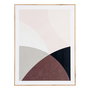 Cuadro Abstracto 2/M Madera Impreso 60 X 3 X 80 cm (Set de 2)