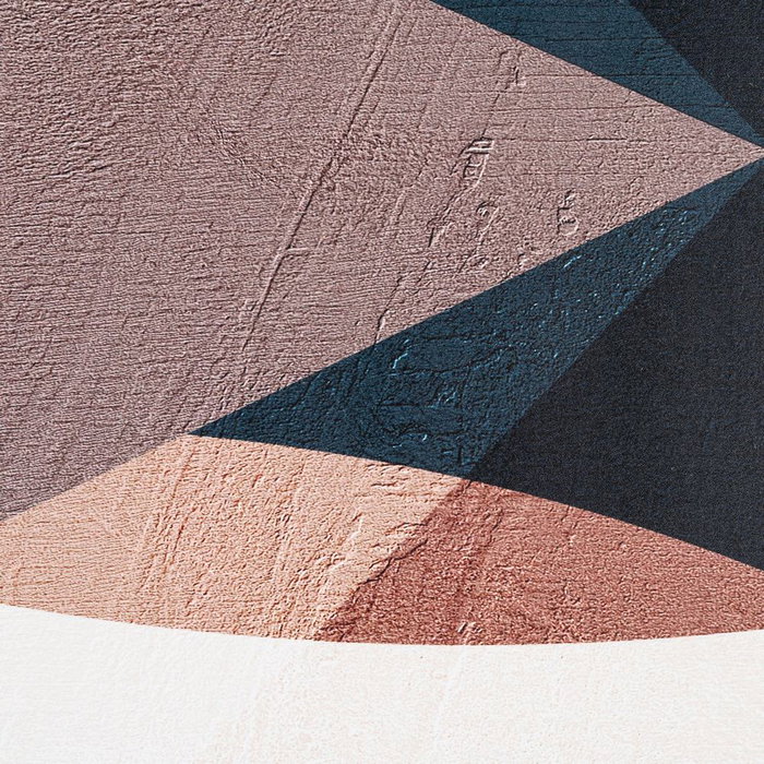 Cuadro Abstracto 2/M Madera Impreso 60 X 3 X 80 cm (Set de 2)