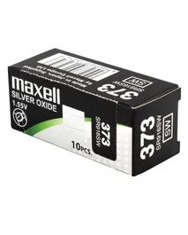 Maxell 18290300 Pila SR916SW Óxido de Plata 1.55V 26.5mAh - Pack de 10 Unidades Recargables, Libre de Mercurio, en Blister