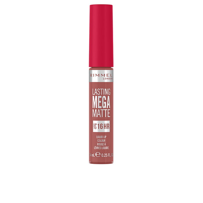 Rimmel London LASTING MEGA MATTE liquid lip colour #110-blush Pintalabios Líquido Mate 7,4 ml Vegano Waterproof Rimmel London LASTING MEGA MATTE liquid lip colour #110-blush Pintalabios Líquido Mate 7,4 ml Vegano Waterproof