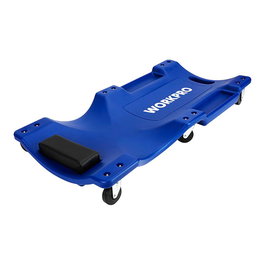 Workpro Camilla de Mecánico 100 cm Azul Carga Máxima 120 kg