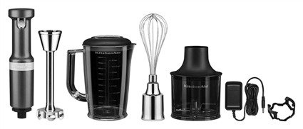Batidora De Varilla Inalámbrica Plata Medallón KITCHENAID 5KHBBV83 EMS Batidora De Varilla Inalámbrica Plata Medallón KITCHENAID 5KHBBV83 EMS