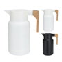 Excellent Houseware Jarra térmica con asa de madera 1 l