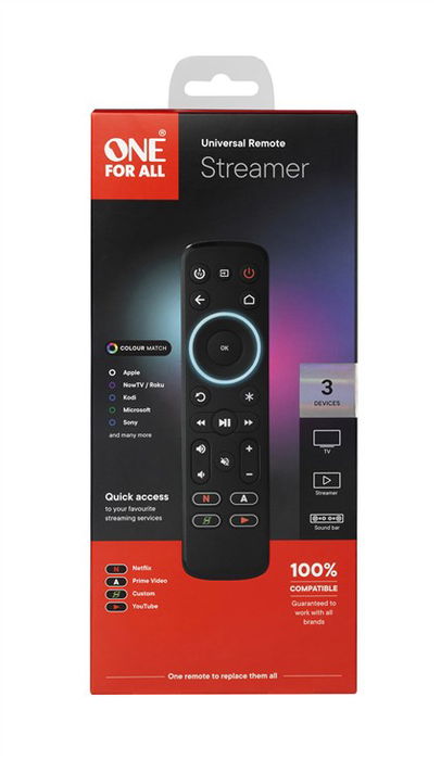 One For All URC7535 Mando a Distancia para Streaming