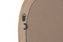 DKD Home Decor Espejo de Ratán y Cristal Natural 41x67 cm