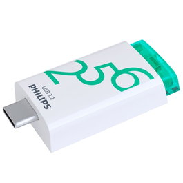 Philips Click Series Gen 1 USB-C 256GB Blanco / Naranja