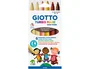 Giotto Rotulador Turbo Maxi Skin Tones Lavable Punta Bloqueada Caja 6 Colores Surtidos