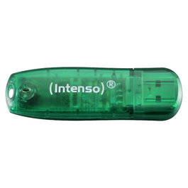 Intenso 3502460 Memoria USB 2.0 Rainbow 8GB Verde Transparente