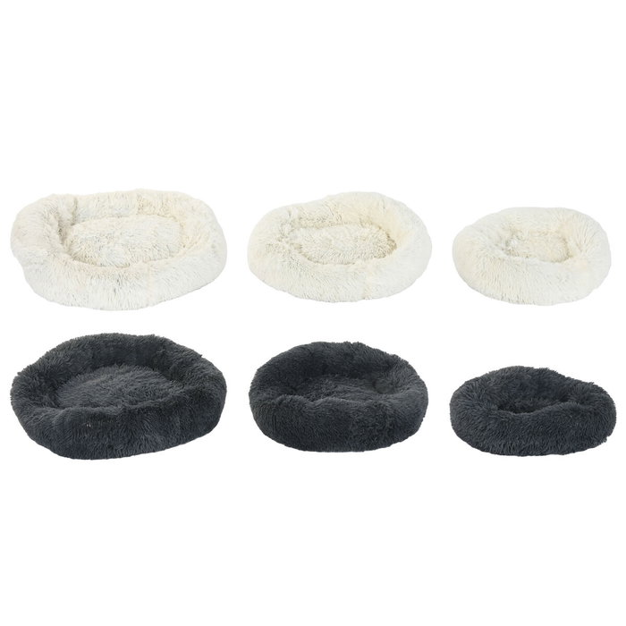 DKD Home Decor Set de Cama para Mascotas de 3 Piezas en Poliéster, 73x64x16 cm