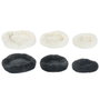 DKD Home Decor Set de Cama para Mascotas de 3 Piezas en Poliéster, 73x64x16 cm
