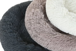 DKD Home Decor Cama Mascota Gris Oscuro Blanco 73 x 64 x 16 cm Set de 2 Unidades