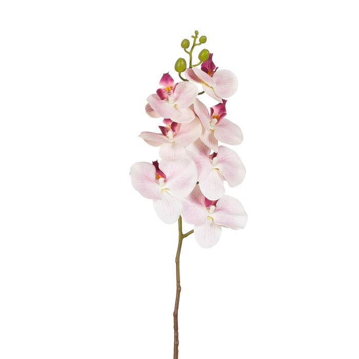 Flor Orquídea Rosa Goma Decoración 95 cm (Set de 24)