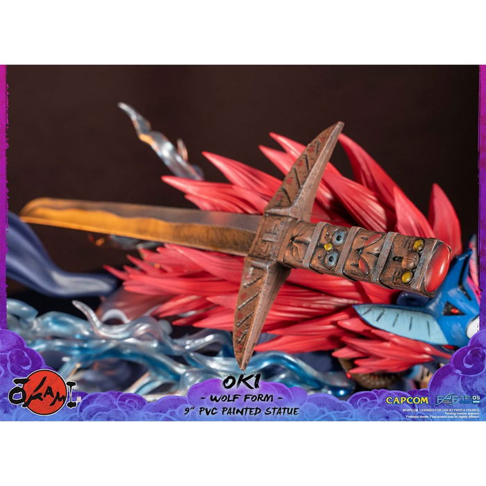 First 4 Figures Figura coleccionable de PVC Oki Wolf Form Okami