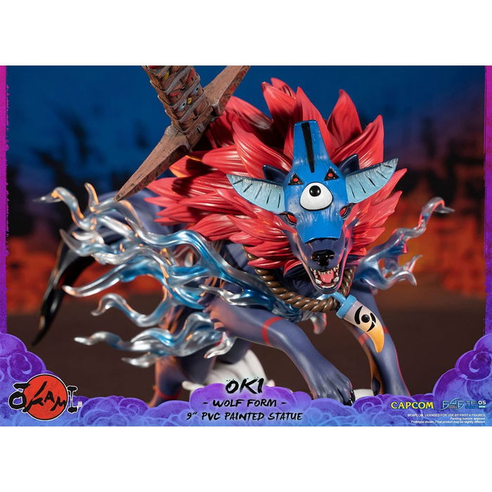 First 4 Figures Figura coleccionable de PVC Oki Wolf Form Okami