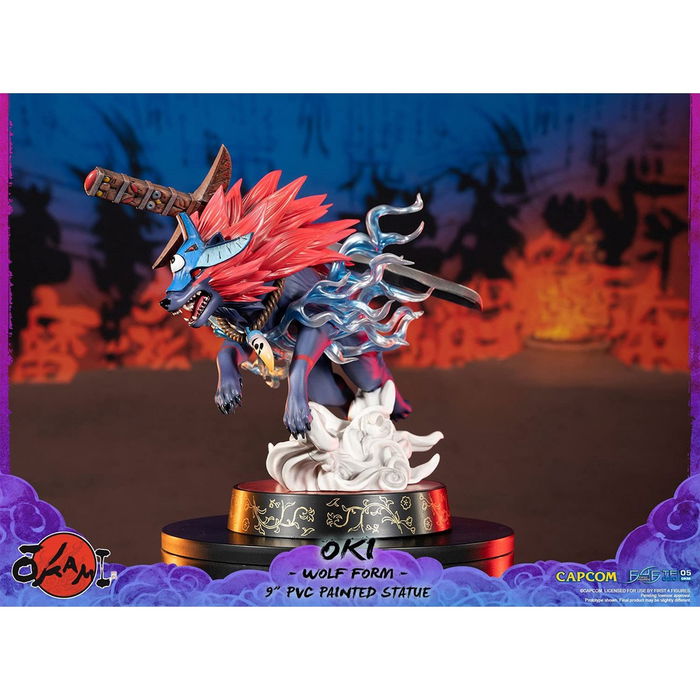 First 4 Figures Figura coleccionable de PVC Oki Wolf Form Okami