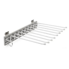 HERRAJES ALK Pantalonero Lateral Optima 9 Posiciones Cromo Izquierda Extraible Suj.Lateral Herrajes Alk