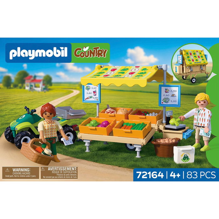 PLAYMOBIL Puesto de Mercado Móvil 72164 PLAYMOBIL Puesto de Mercado Móvil 72164