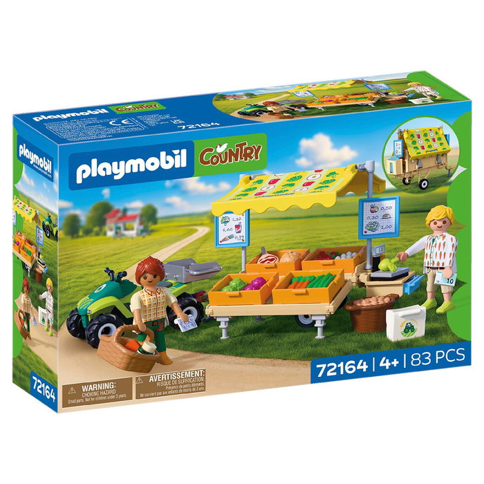 PLAYMOBIL Puesto de Mercado Móvil 72164 PLAYMOBIL Puesto de Mercado Móvil 72164