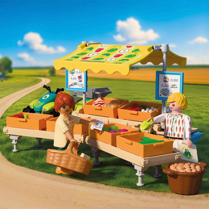 PLAYMOBIL Puesto de Mercado Móvil 72164 PLAYMOBIL Puesto de Mercado Móvil 72164