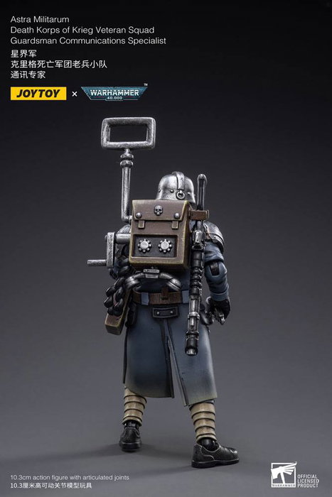 Joy Toy (CN) Warhammer 40k Death Korps of Krieg Veteran Squad Guardsman Communications Specialist 1/18