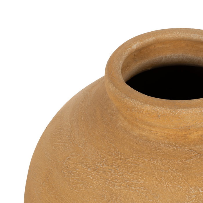 Jarrón Vainilla Cerámica Decoración 27 X 27 X 40 cm