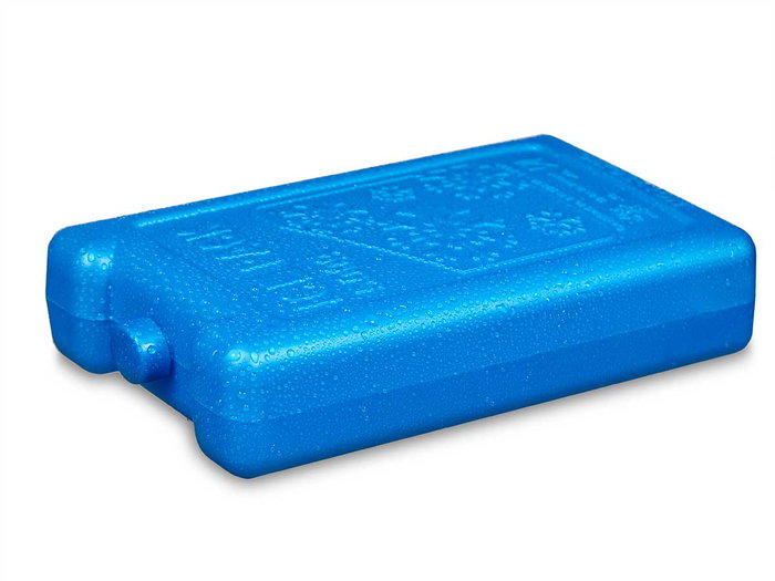 Leknes Bloque Acumulador de Frío para Nevera Portátil, 500ml, Dimensiones 18x4x9.5 cm, Color Azul, Material Polietileno (Set de 24)
