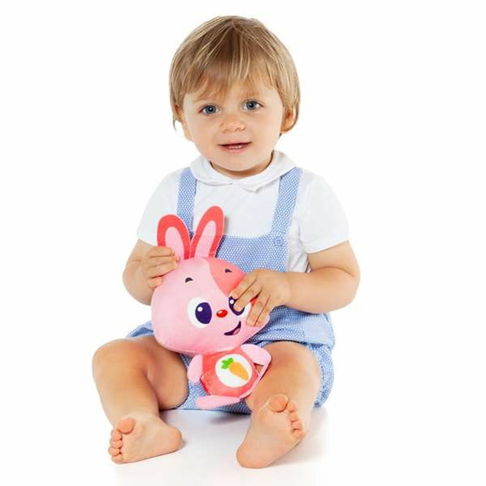 Molto Muñeco Gusy Luz Baby Bunny Rosa con luz y sonido