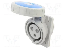 SEZ DK IEG 3232 Tomacorriente Hembra 32A 3P 2P+PE Azul