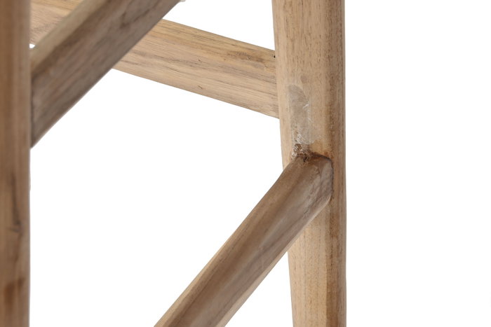 DKD Home Decor Taburete Natural Teca Fibra 47 x 77 x 39 cm DKD Home Decor Taburete Natural Teca Fibra 47 x 77 x 39 cm