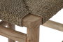 DKD Home Decor Taburete Natural Teca Fibra 47 x 77 x 39 cm