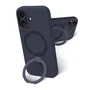 Dbramante1928 Funda Roskilde MS Kick ICON para Apple iPhone 17 con MagSafe, Resistente a Caídas, Soporte de Sobremesa, Color Azul