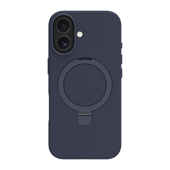 Dbramante1928 Funda Roskilde MS Kick ICON para Apple iPhone 17 con MagSafe, Resistente a Caídas, Soporte de Sobremesa, Color Azul