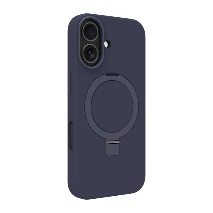 Dbramante1928 Funda Roskilde MS Kick ICON para Apple iPhone 17 con MagSafe, Resistente a Caídas, Soporte de Sobremesa, Color Azul