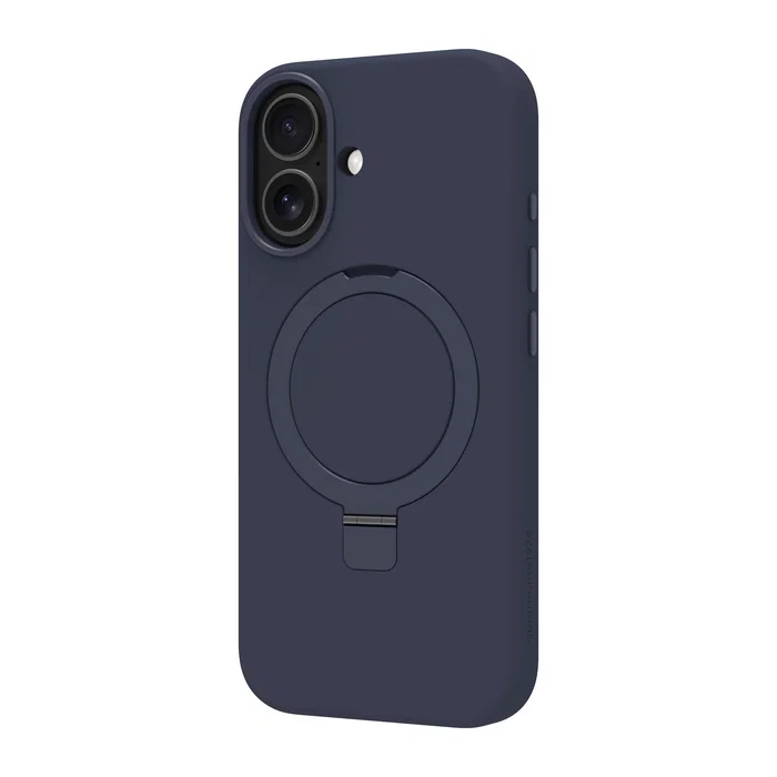 Dbramante1928 Funda Roskilde MS Kick ICON para Apple iPhone 17 con MagSafe, Resistente a Caídas, Soporte de Sobremesa, Color Azul