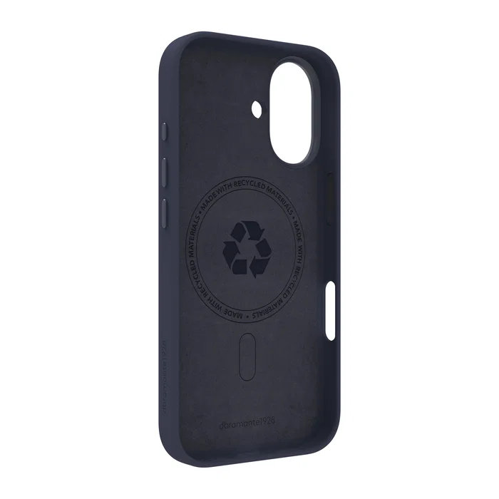 Dbramante1928 Funda Roskilde MS Kick ICON para Apple iPhone 17 con MagSafe, Resistente a Caídas, Soporte de Sobremesa, Color Azul