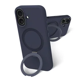 Dbramante1928 Funda Roskilde MS Kick ICON para Apple iPhone 17 con MagSafe, Resistente a Caídas, Soporte de Sobremesa, Color Azul