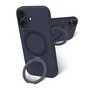 Dbramante1928 Funda Roskilde MS Kick ICON para Apple iPhone 17 con MagSafe, Resistente a Caídas, Soporte de Sobremesa, Color Azul