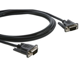 Kramer Cable VGA 15-pin HD Micro de 3 m Negro