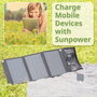Bresser Panel Solar Móvil 21W con USB y DC