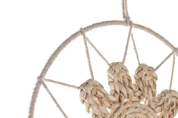 DKD Home Decor Decoración Colgante Fibra Maíz Natural 31x2x52 cm DKD Home Decor Decoración Colgante Fibra Maíz Natural 31x2x52 cm