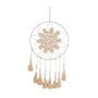 DKD Home Decor Decoración Colgante Fibra Maíz Natural 31x2x52 cm