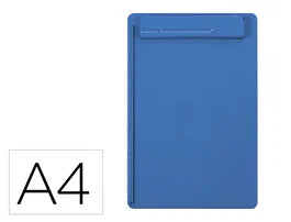 Maul Portanotas A4 Plástico Reciclado con Pinza, Azul, 3 Años de Garantía, Hecho en Alemania