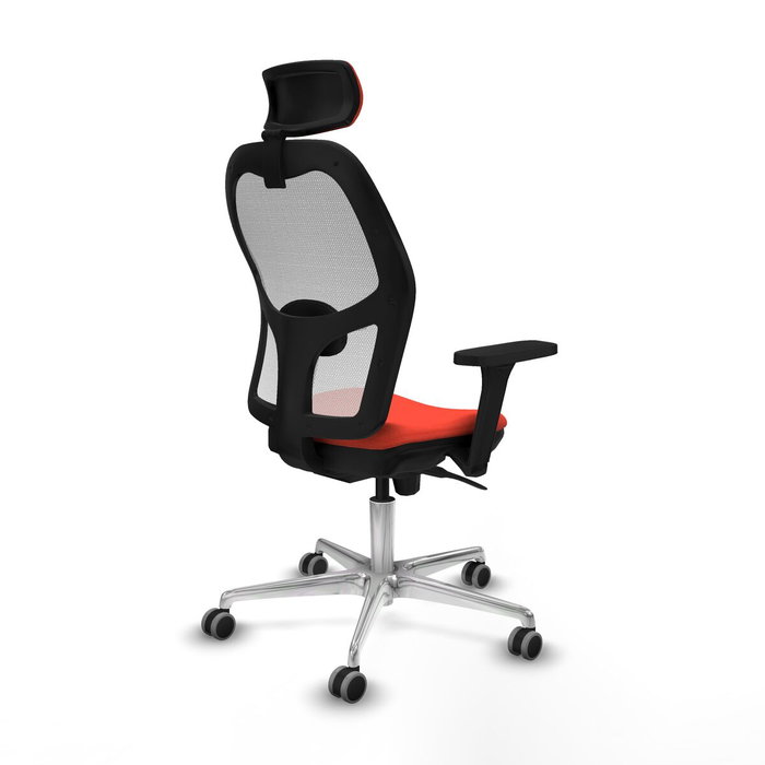 PIQUERAS Y CRESPO Silla de oficina Jorquera Naranja oscuro y Blanco