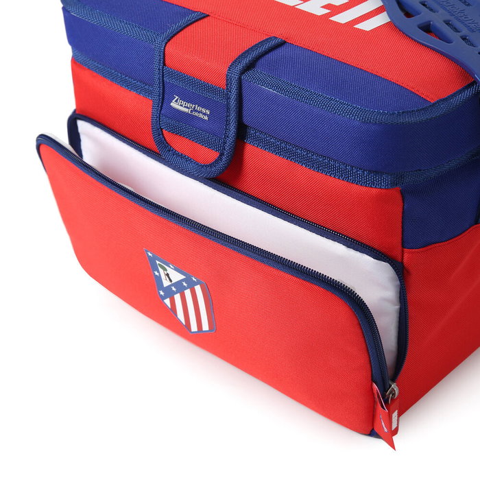 ATLETICO DE MADRID Bolsa Térmica Porta Alimentos - 31.8x18.7x21.9cm, Poliéster 600D