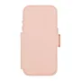 Dbramante1928 Lynge MS ICON Funda Folio con Tapa y Cierre Magnético Compatible con MagSafe - Resistente a Rayones, Bolsillo para 3 Tarjetas - Arena Rosa para Apple iPhone 17 Pro