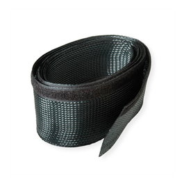 ROLINE 19.08.3161 Bridas adherentes para cables Negro 2500 mm